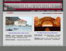 Tablet Screenshot of cinemasightlines.com